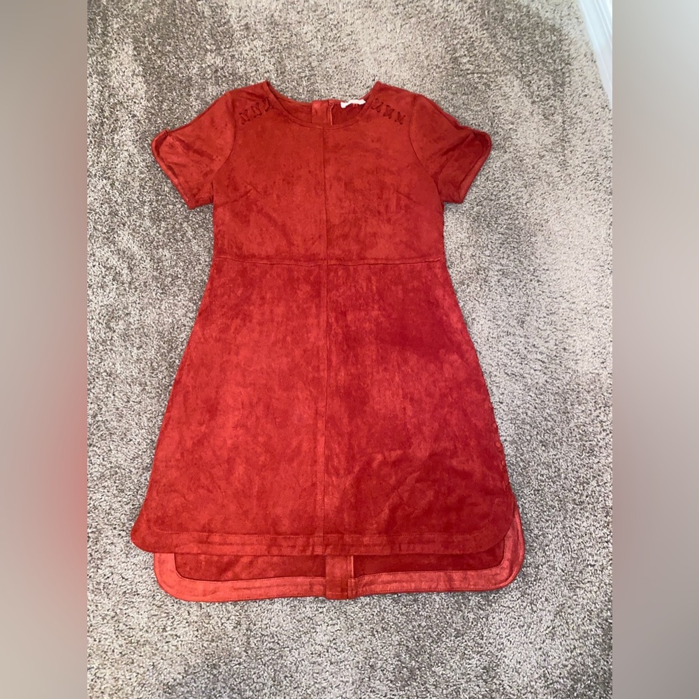Sugar + lips suede dress